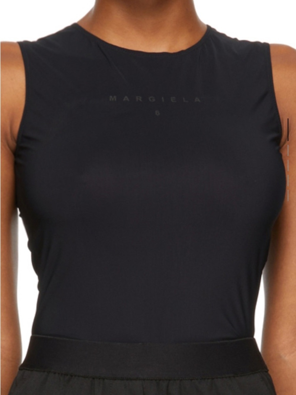 MM6 Maison Margiela Black Bodysuit